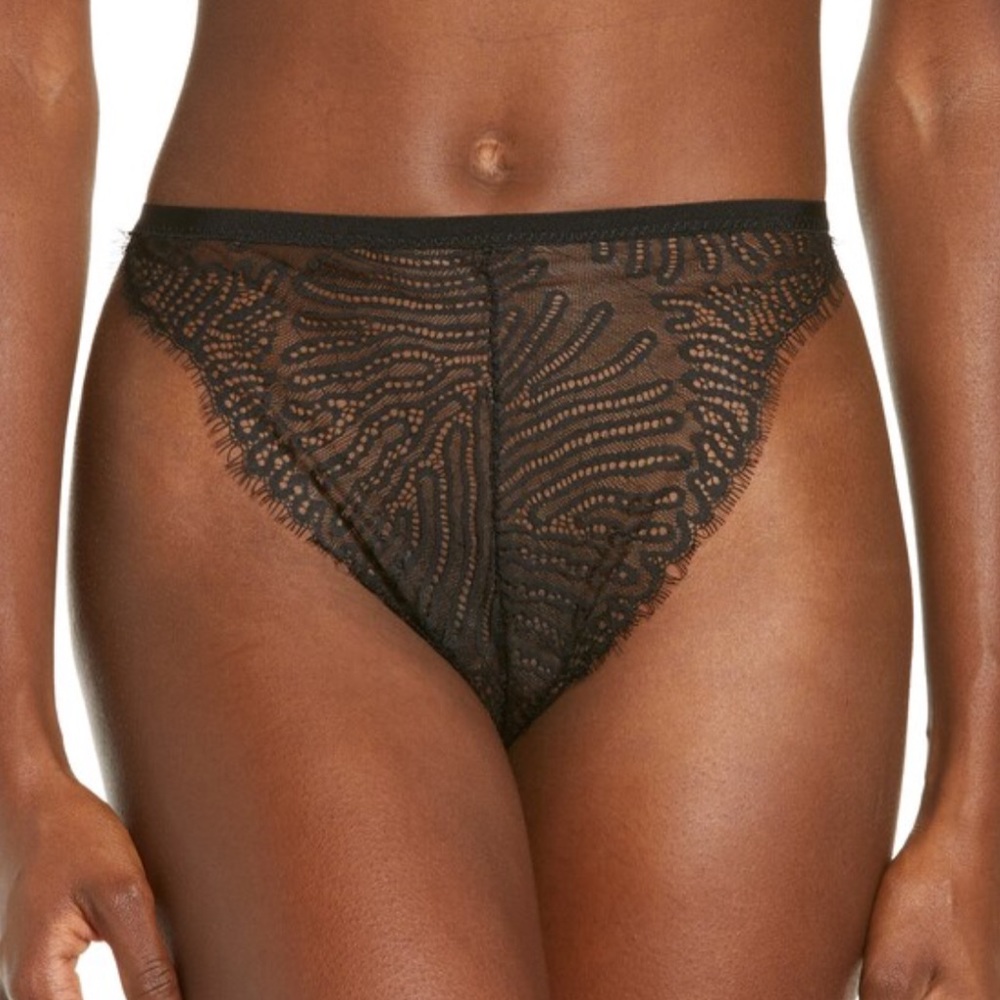 SUZY BLACK Kennedy Coral Lace Thong